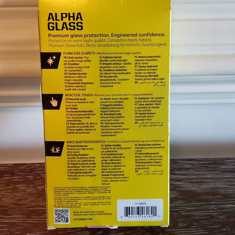 Alpha Glass by Otter Box Samsung Galaxy S9+